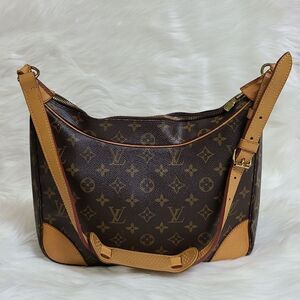 Louis Vuitton Brown and Tan Monogram Bag
